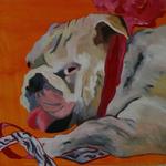 Spike Likes Pink
12X12
Oil
$250
